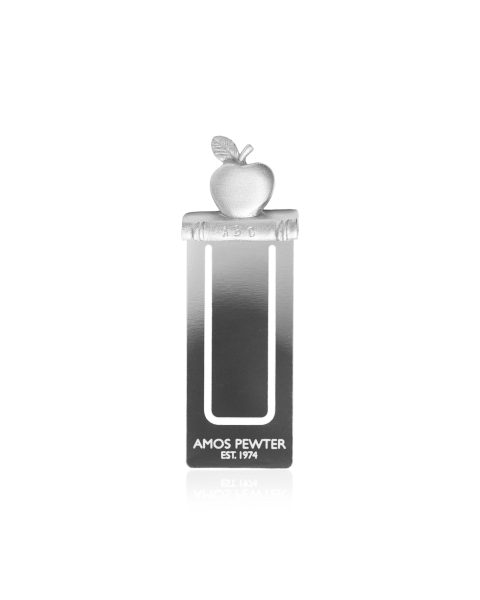 APPLE BOOKMARK -  - Amos Pewter