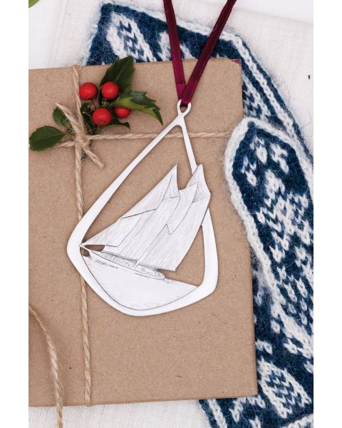 BLUENOSE ORNAMENT -  - Amos Pewter