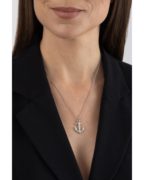 ANCHOR NECKLACE -  - Amos Pewter