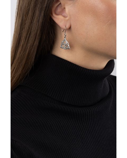 CELTIC TRINITY EARRINGS -  - Amos Pewter