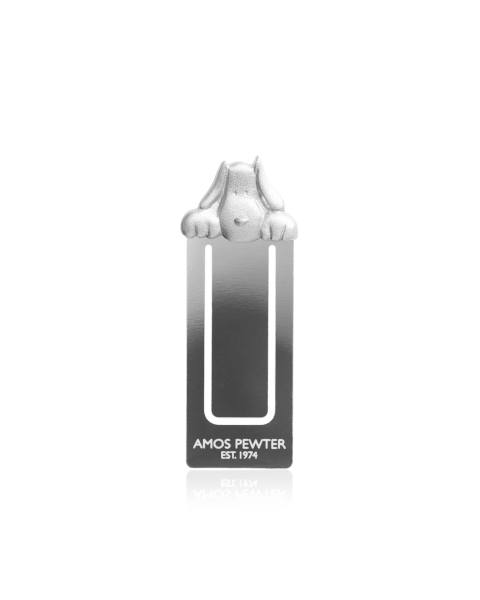 DOG BOOKMARK -  - Amos Pewter