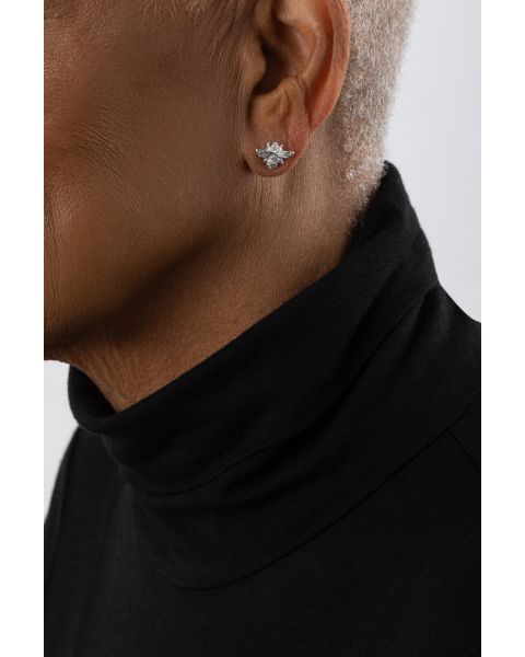 HONEY BEE EARRINGS -  - Amos Pewter