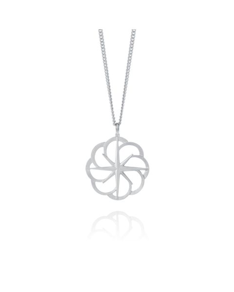 COMPASS ROSE NECKLACE -  - Amos Pewter