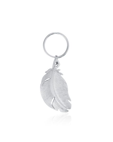 FEATHER KEY RING