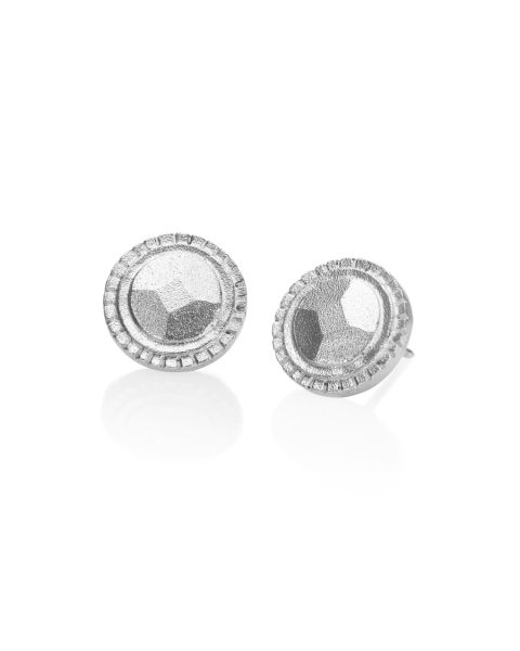 GEODE EARRINGS -  - Amos Pewter