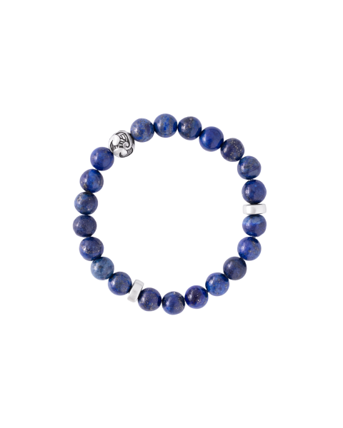 WAVE BEADED BRACELET -  - Amos Pewter