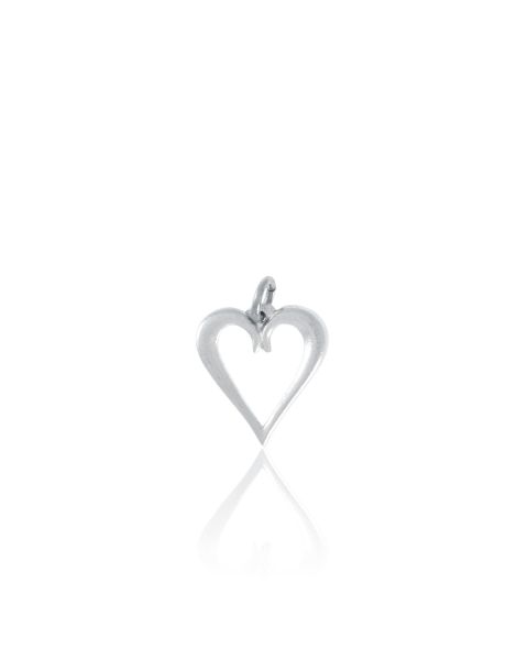 OPEN HEART CHARM -  - Amos Pewter