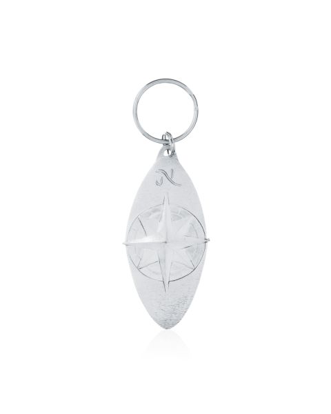 COMPASS ROSE KEY RING