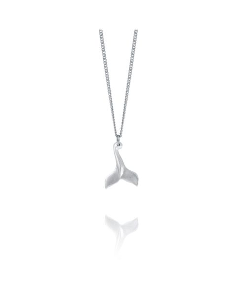 WHALE TAIL NECKLACE -  - Amos Pewter