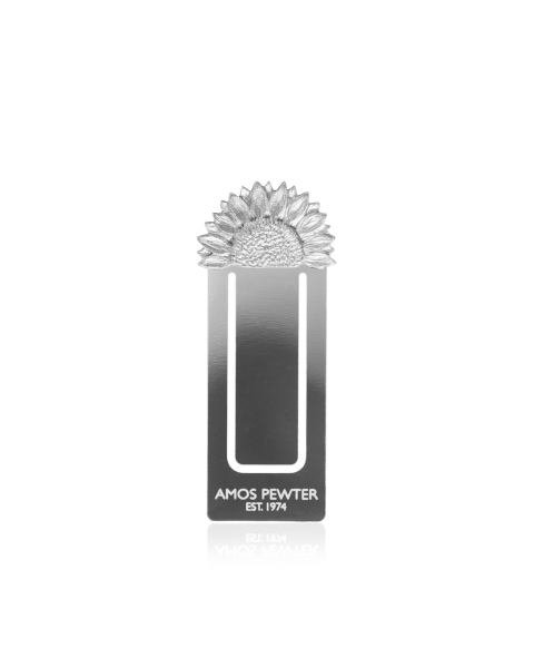 SUNFLOWER BOOKMARK -  - Amos Pewter
