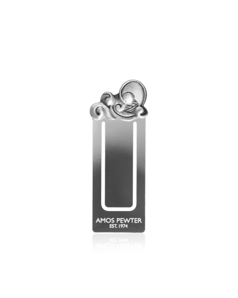 WAVE BOOKMARK -  - Amos Pewter