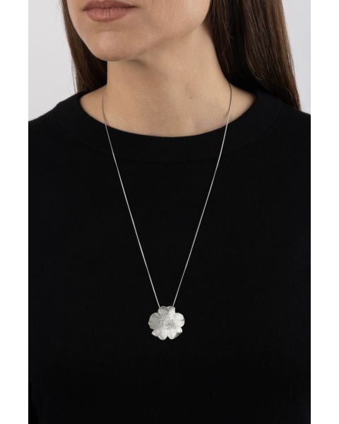 WILD ROSE NECKLACE -  - Amos Pewter