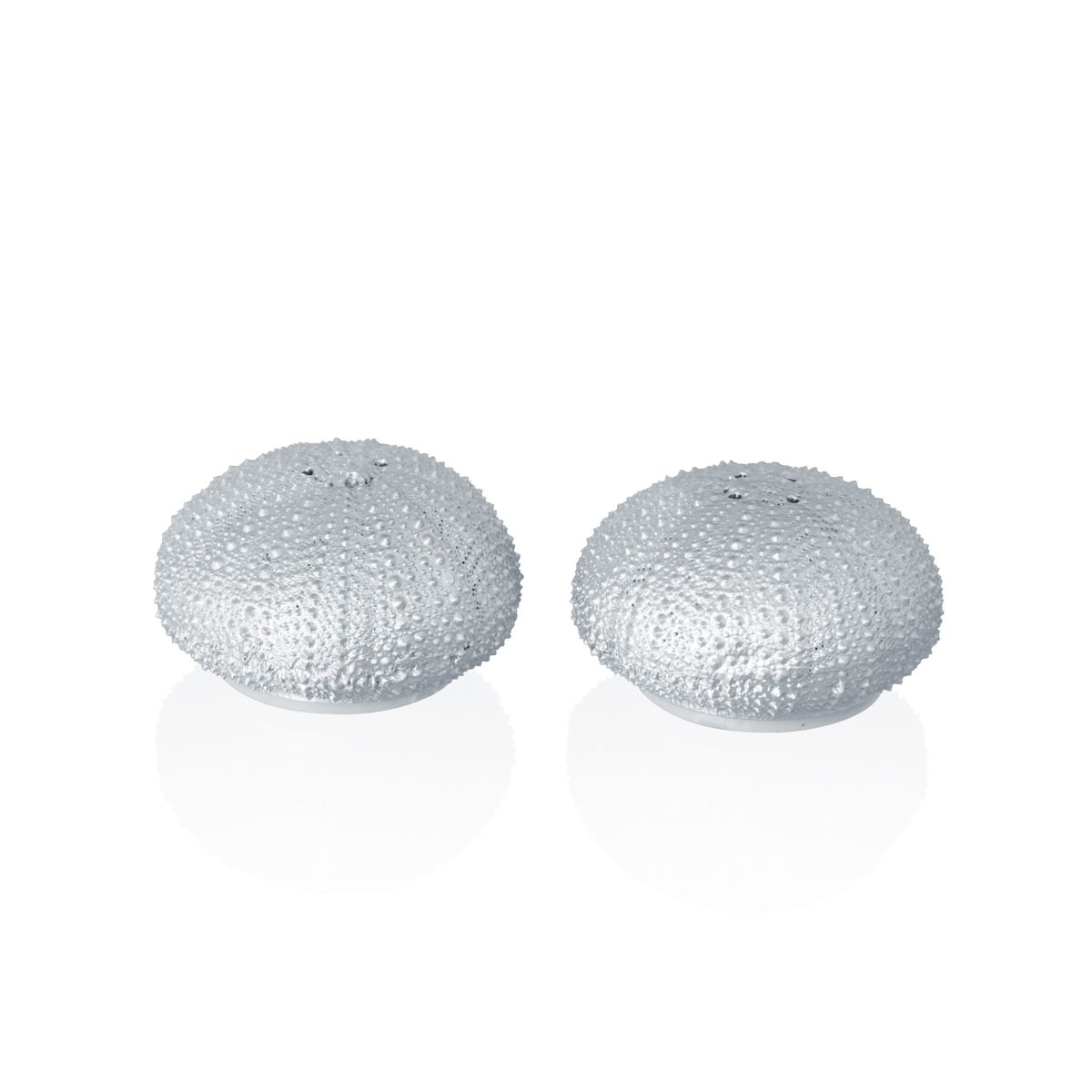 SEA URCHIN SALT & PEPPER SHAKERS | Amos Pewter, Handcrafted in