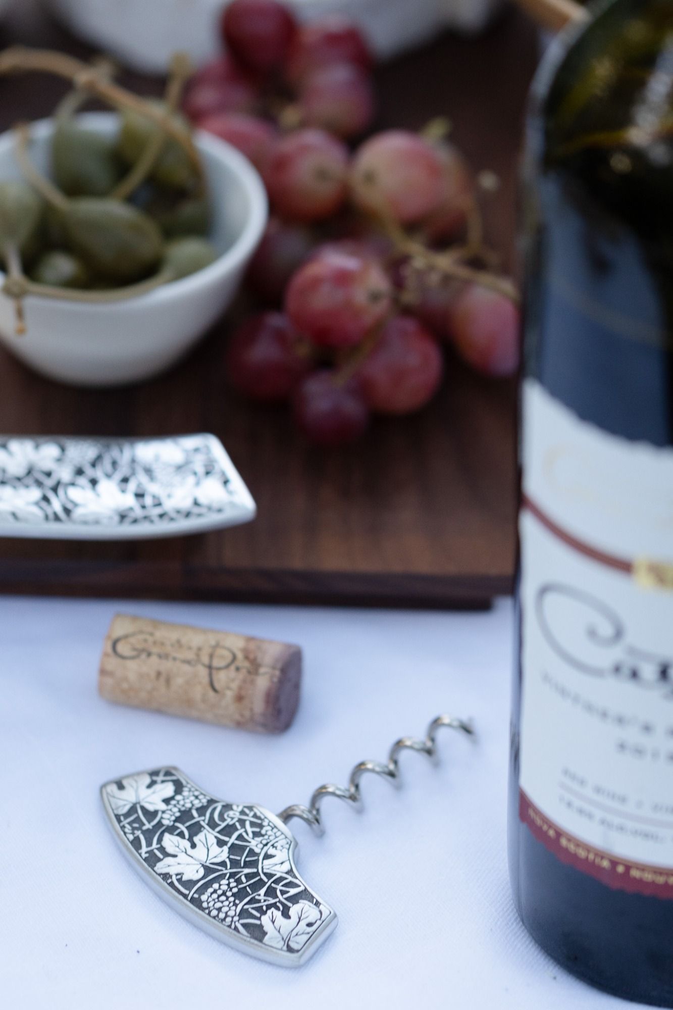 VINEYARD CORK PULLER -  - Amos Pewter