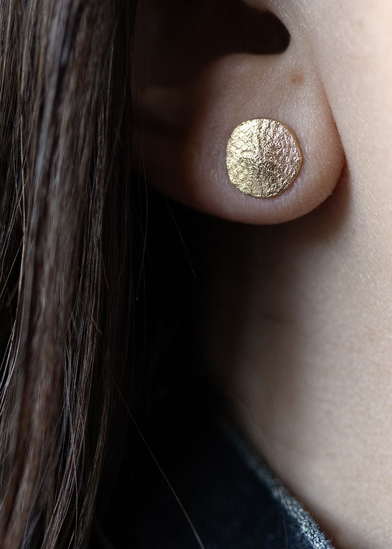 Alchemy - Sand Dollar Earrings -  - Amos Pewter