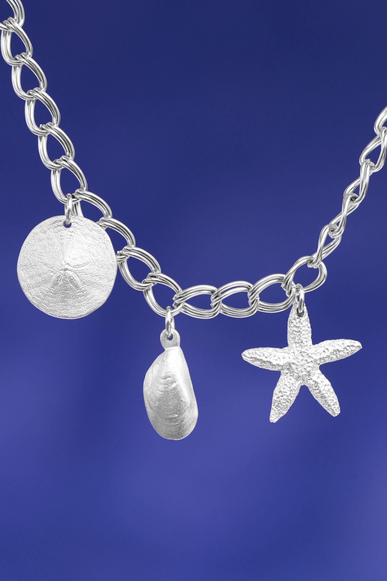 BEACH TREASURE CHARM BRACELET -  - Amos Pewter