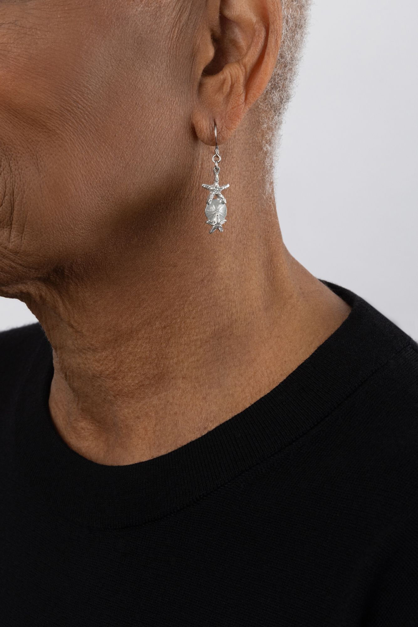 BEACH TREASURE EARRINGS -  - Amos Pewter