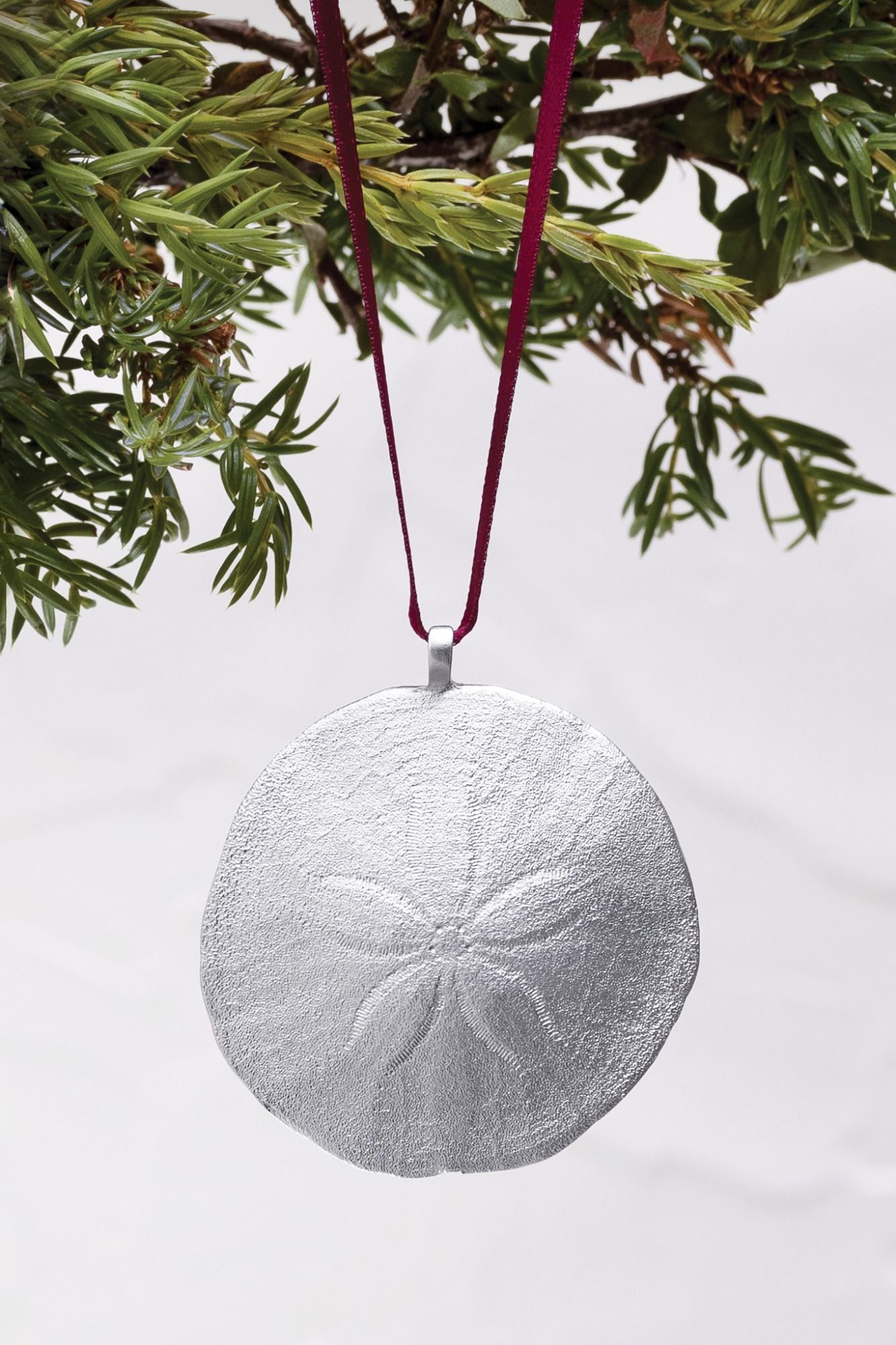 SAND DOLLAR ORNAMENT -  - Amos Pewter