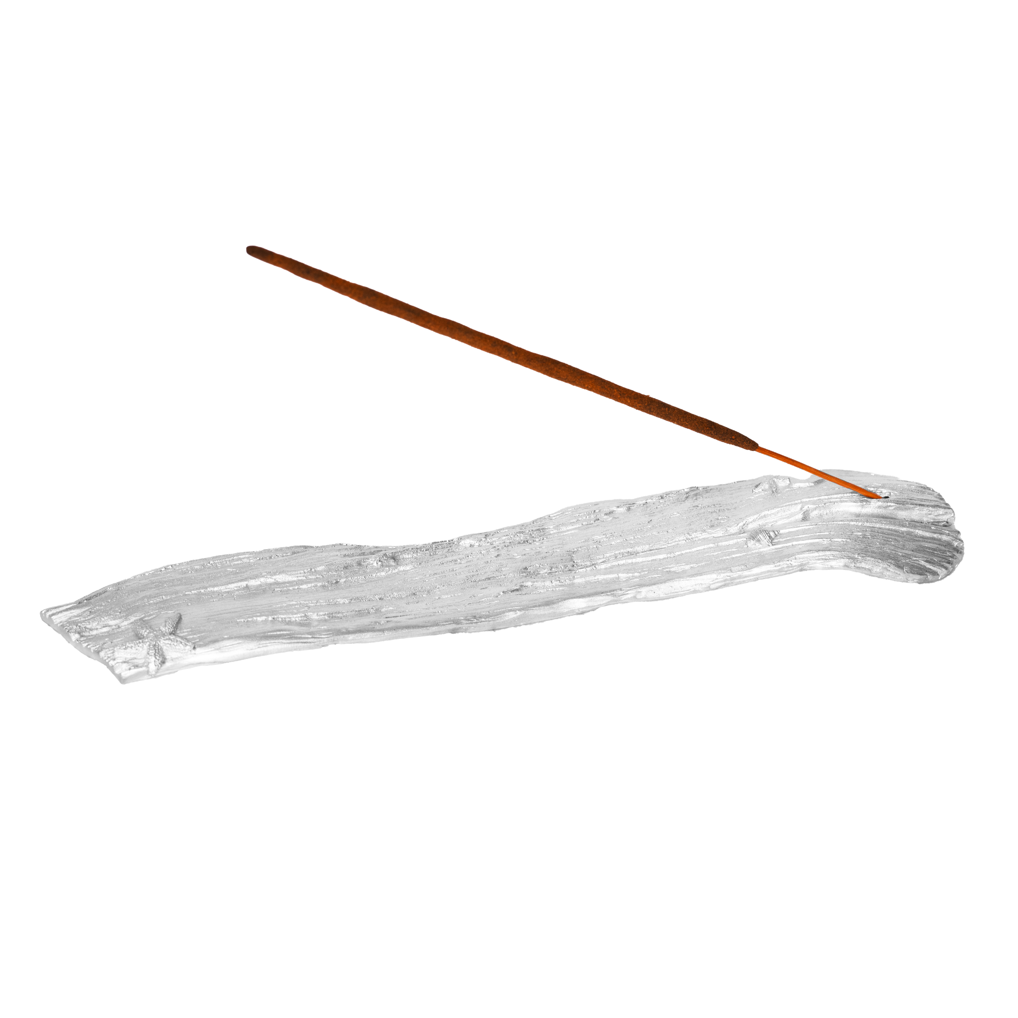 BEACH TREASURE DRIFTWOOD INCENSE HOLDER -  - Amos Pewter