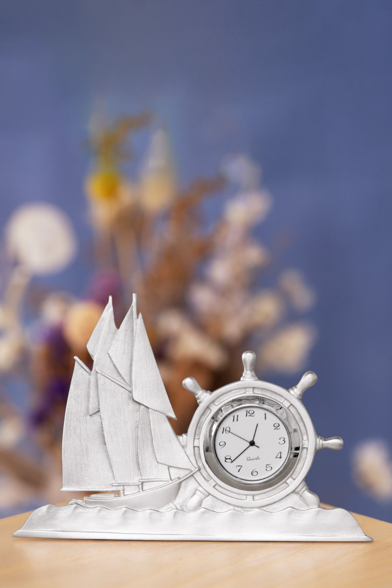 BLUENOSE CLOCK -  - Amos Pewter