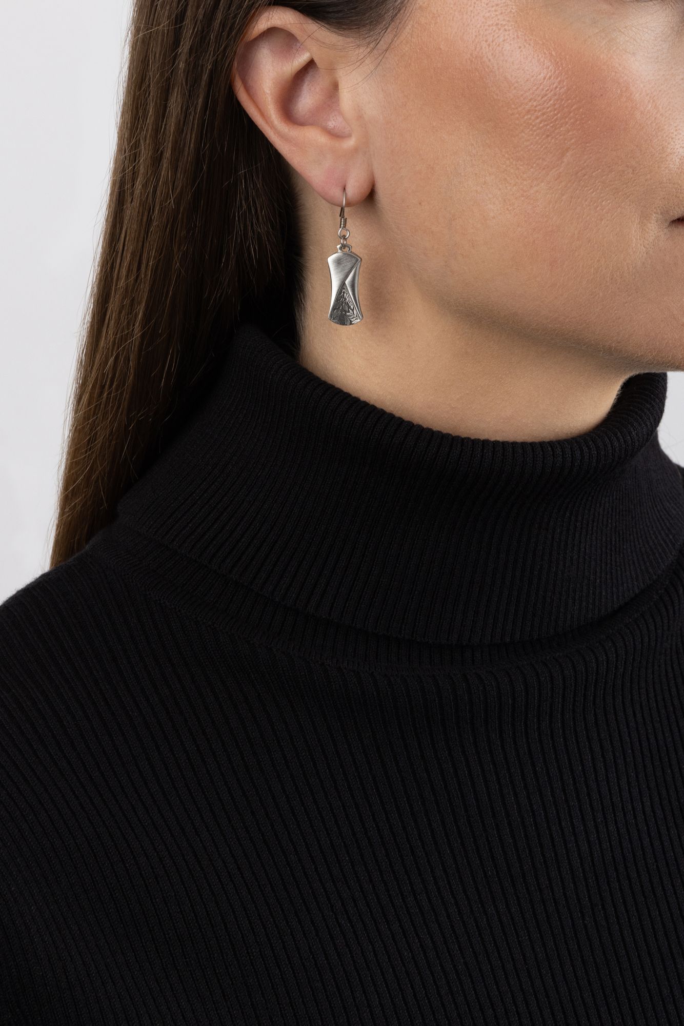 BOTANICA EARRINGS -  - Amos Pewter
