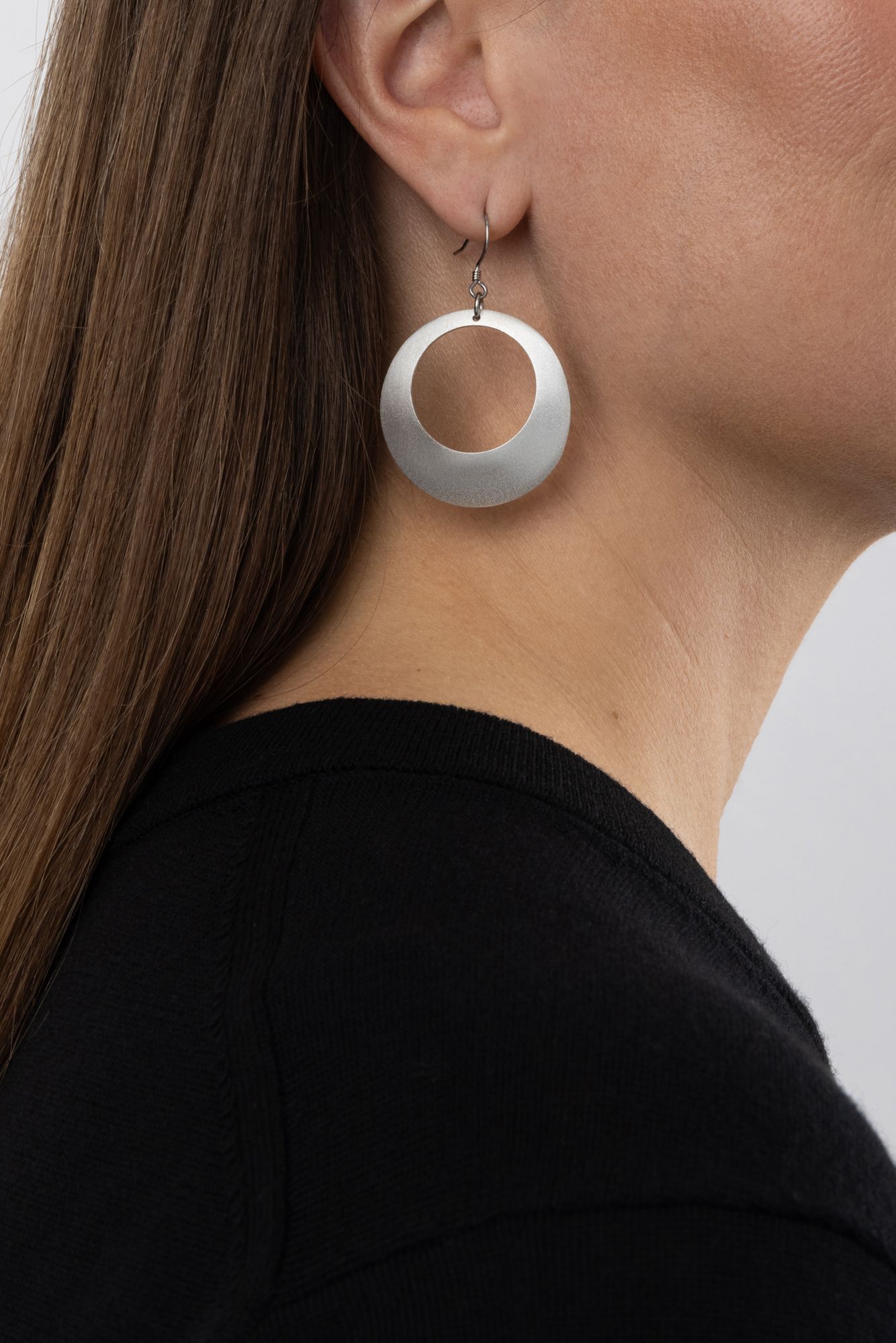 ECLIPSE EARRINGS -  - Amos Pewter