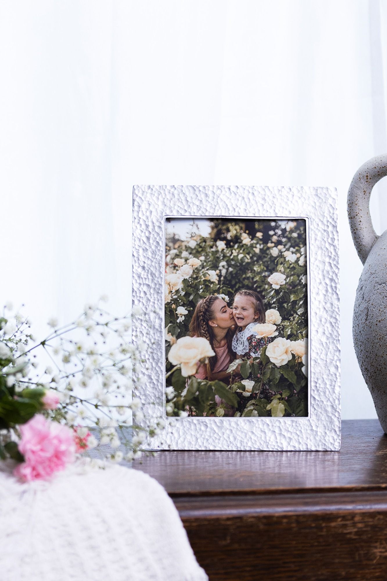 FORGED PICTURE FRAME, 5 X 7 -  - Amos Pewter