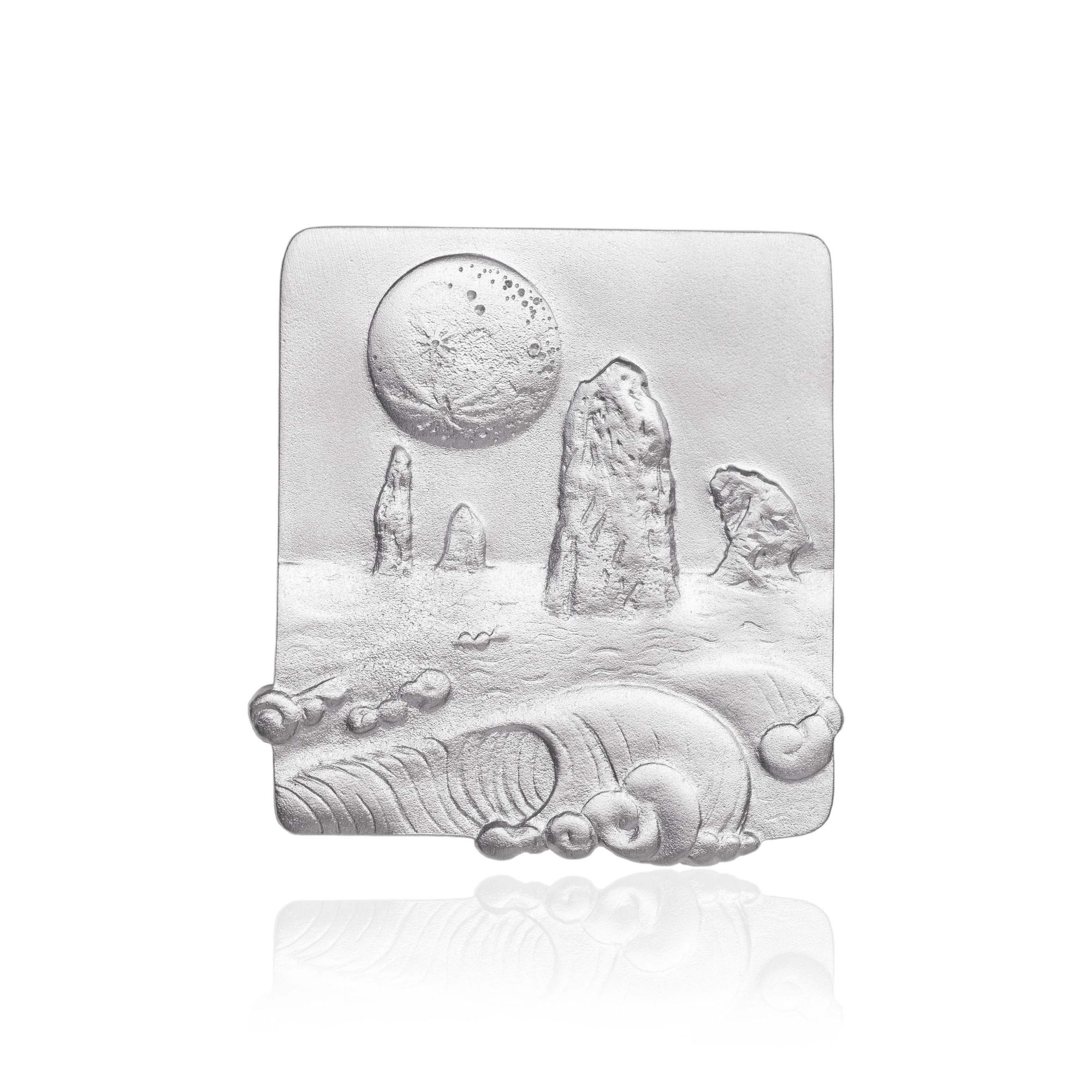 BAY OF FUNDY MAGNET -  - Amos Pewter