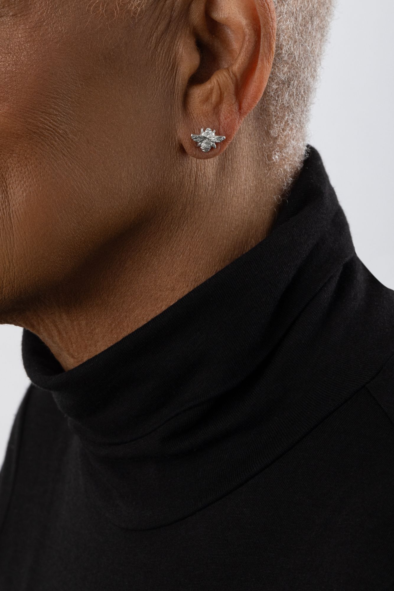 HONEY BEE EARRINGS -  - Amos Pewter