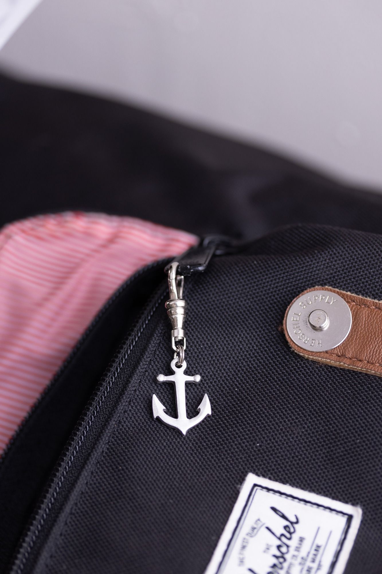 ANCHOR ZIPPER PULL -  - Amos Pewter