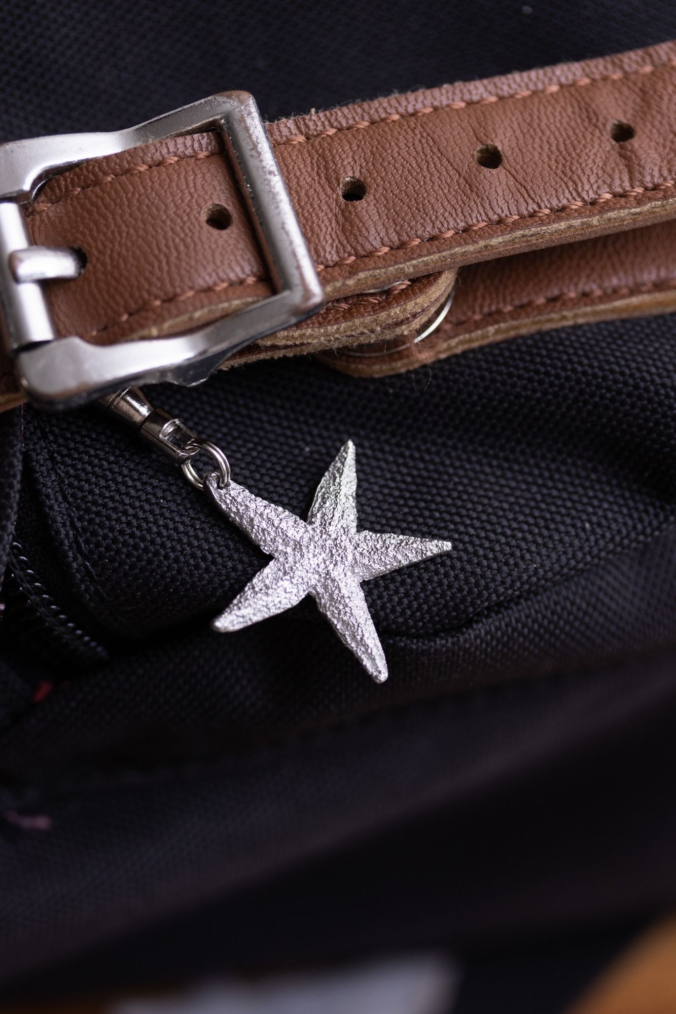 STARFISH ZIPPER PULL -  - Amos Pewter
