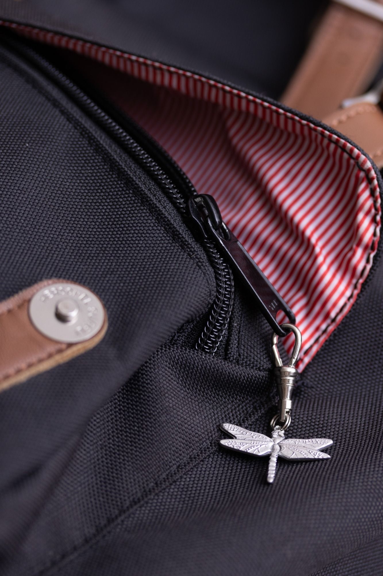 DRAGONFLY ZIPPER PULL -  - Amos Pewter
