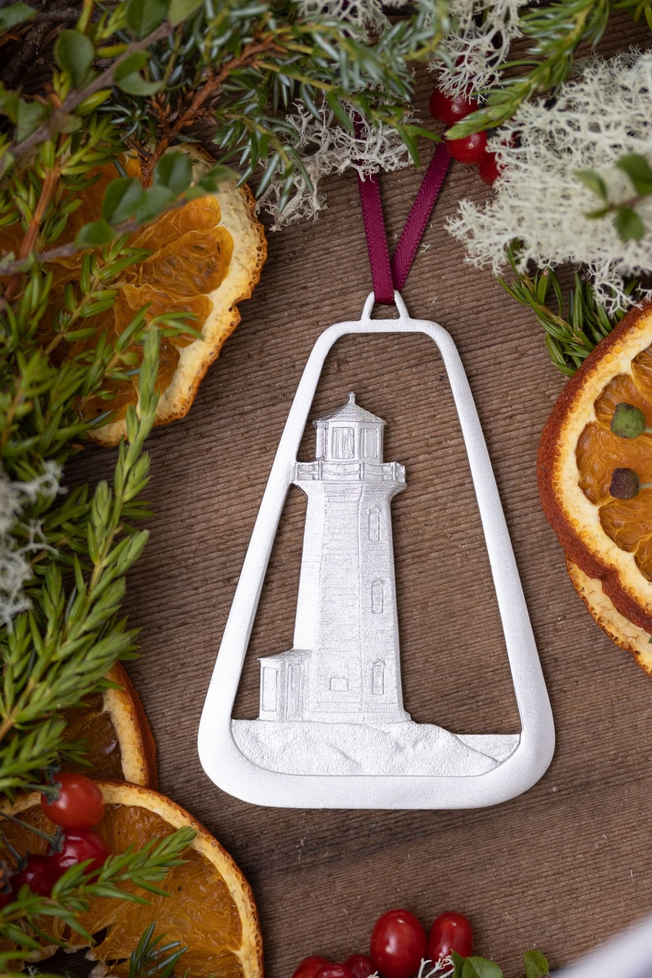 PEGGY'S COVE ORNAMENT -  - Amos Pewter