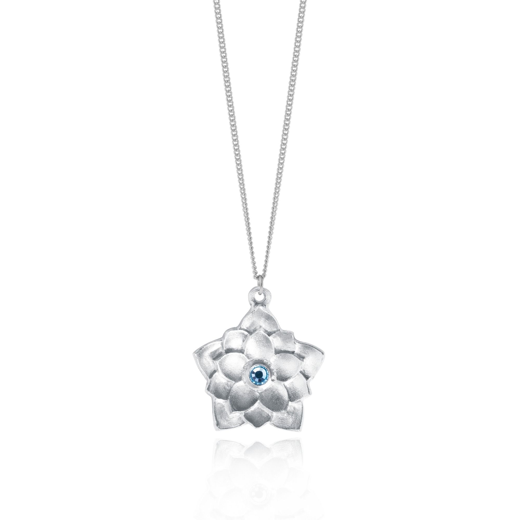 LOTUS NECKLACE -  - Amos Pewter