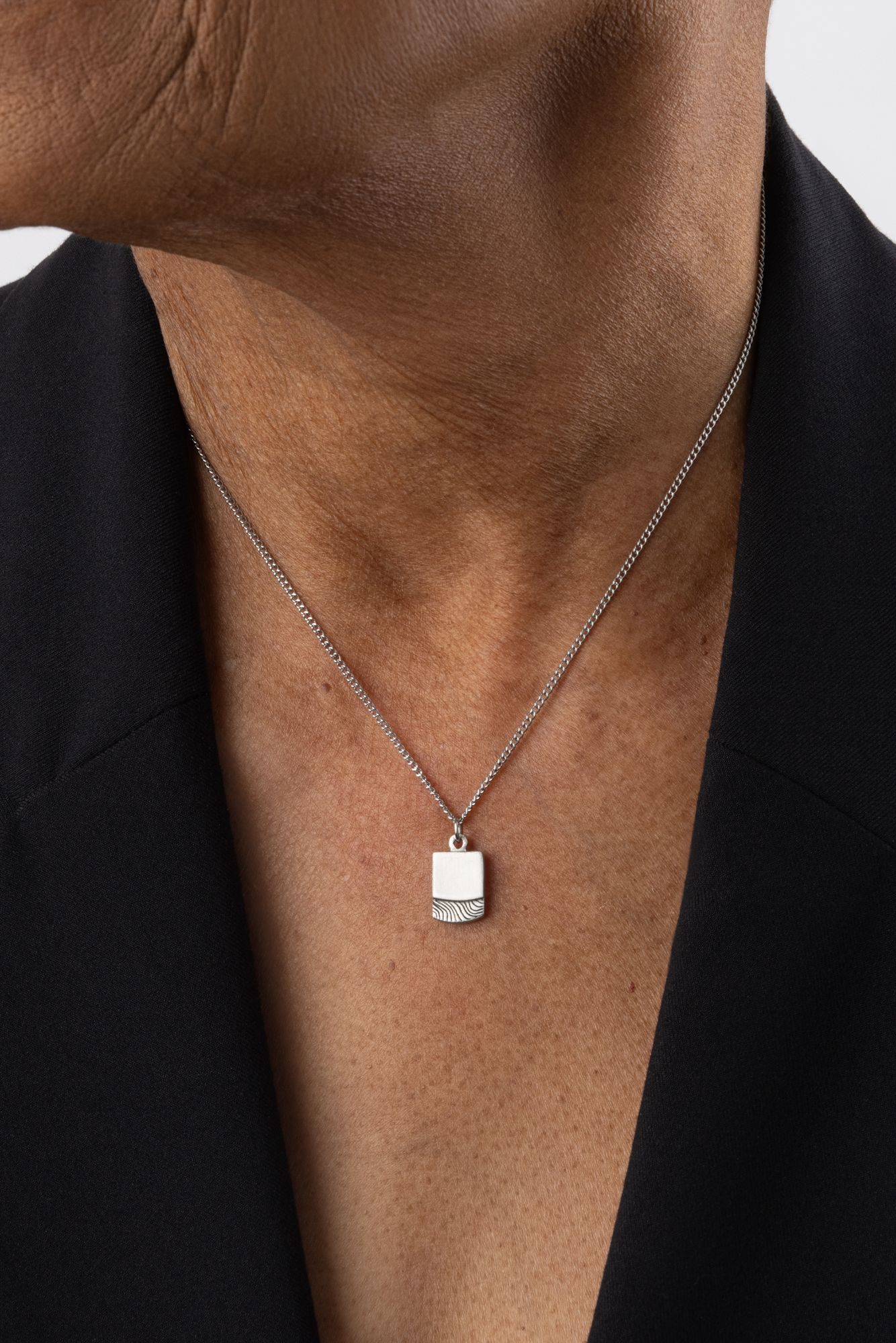 MOKUME NECKLACE -  - Amos Pewter