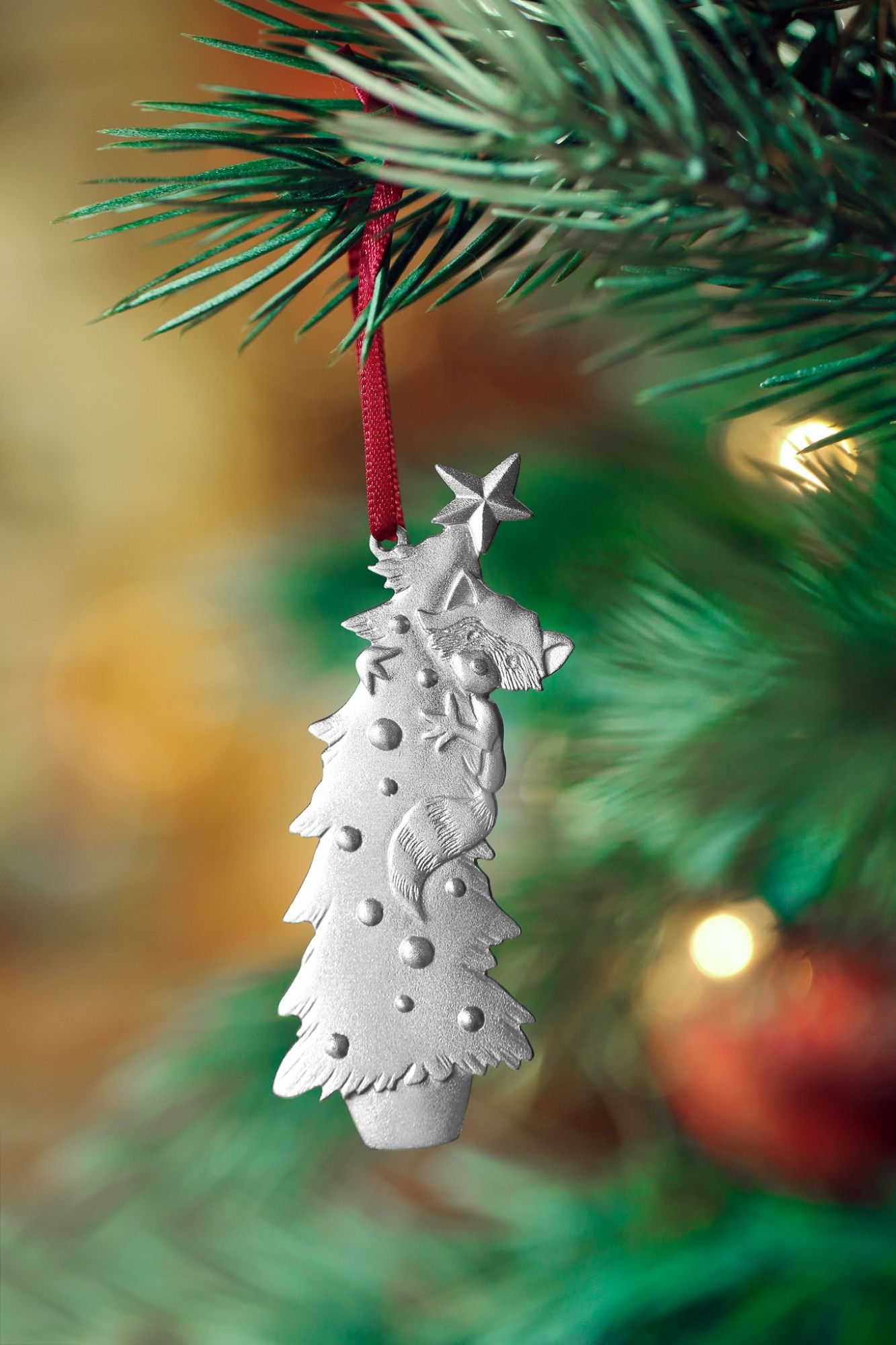 CHRISTMAS BANDIT ORNAMENT -  - Amos Pewter