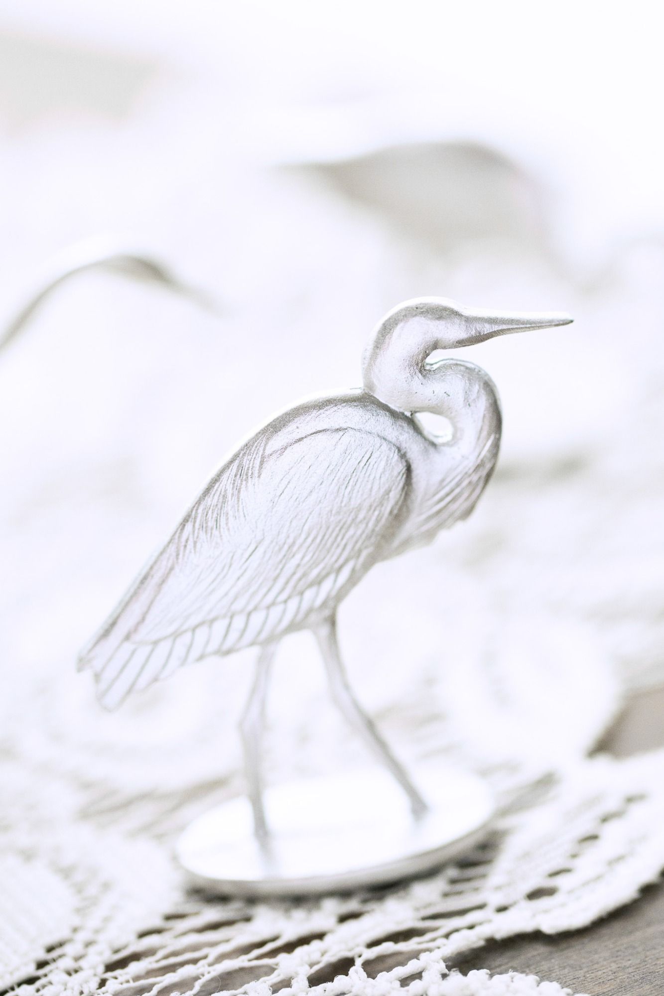 BLUE HERON - #1 - RESTING -  - Amos Pewter