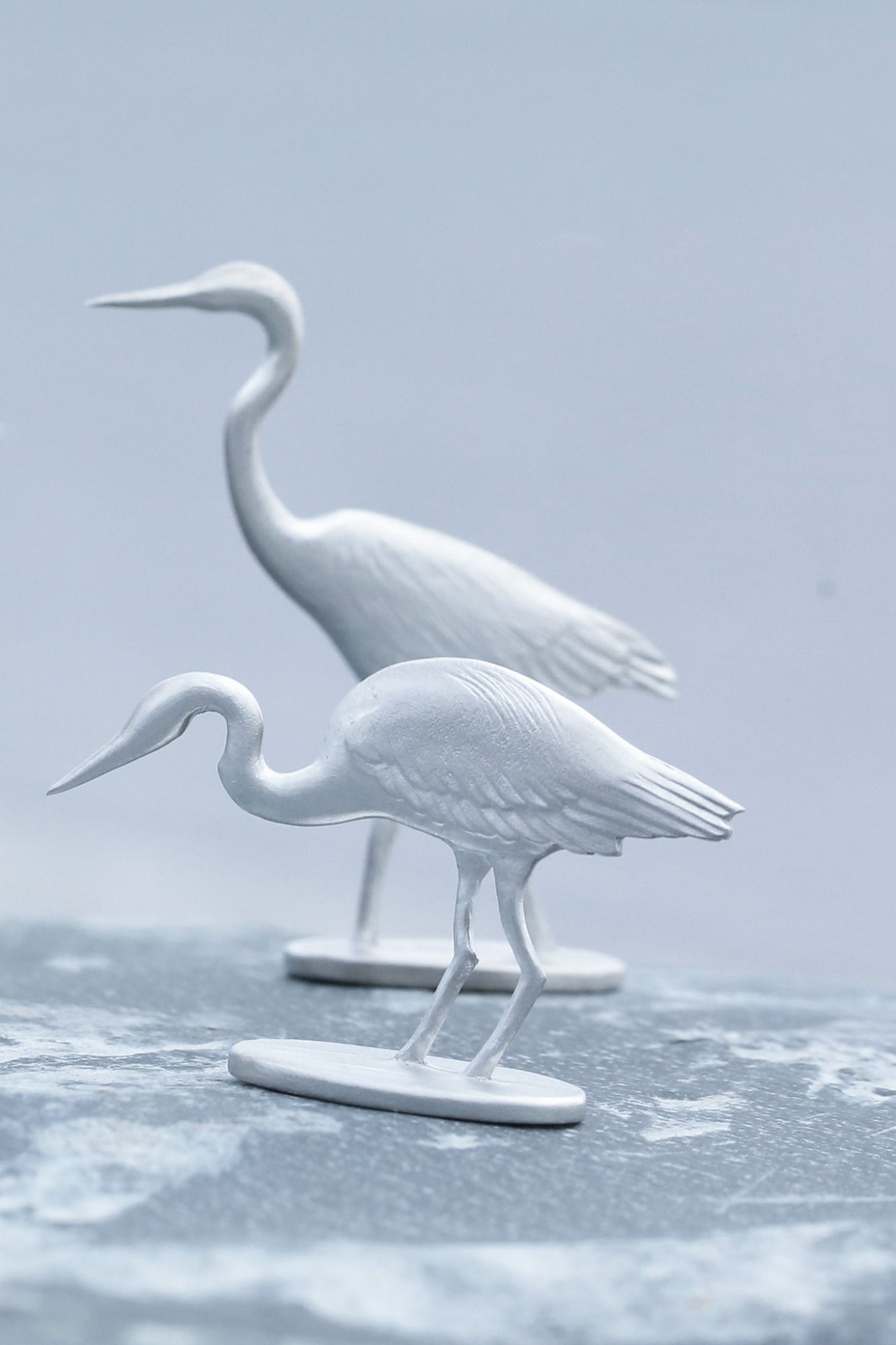 BLUE HERON - #5 - FISHING -  - Amos Pewter