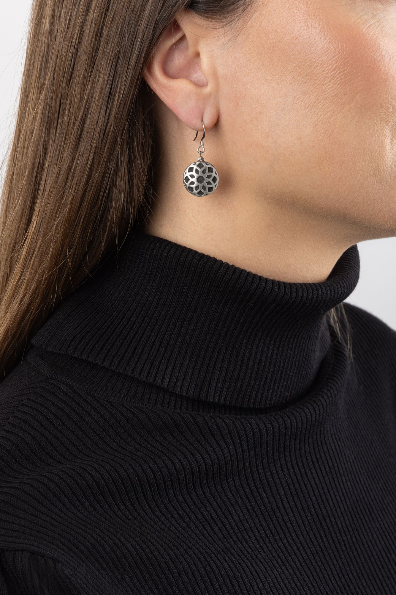 SOLSTICE EARRINGS -  - Amos Pewter
