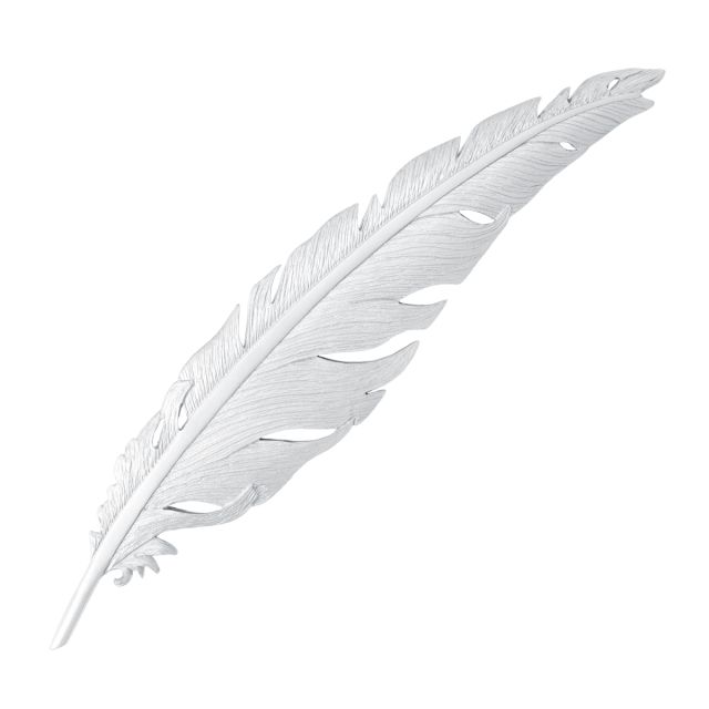 FEATHER LETTER OPENER -  - Amos Pewter