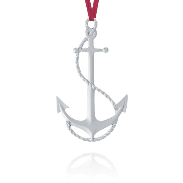 ANCHOR ORNAMENT -  - Amos Pewter