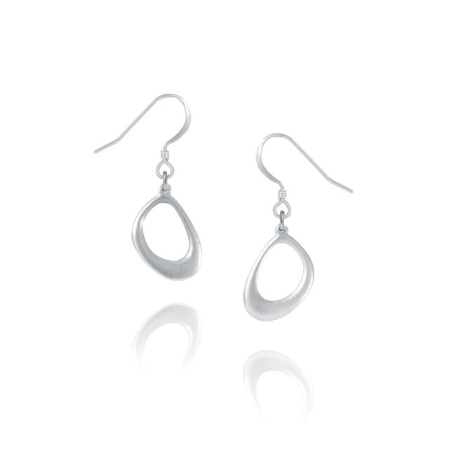 RAINDROP EARRINGS -  - Amos Pewter