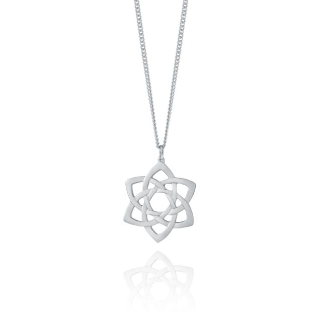 CELTIC ROSE NECKLACE -  - Amos Pewter