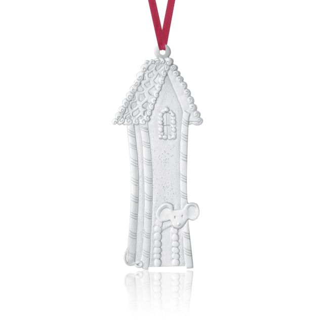MOUSE IN A HOUSE ORNAMENT -  - Amos Pewter