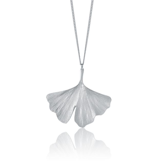 GINKGO NECKLACE -  - Amos Pewter