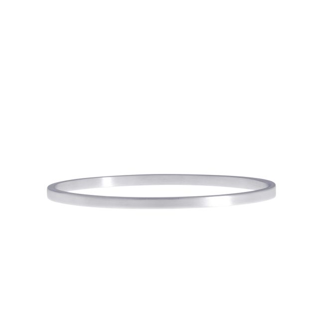 GRAFFITI SMOOTH BANGLE -  - Amos Pewter