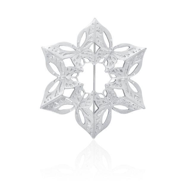 WINTER BLOSSOM PIN -  - Amos Pewter