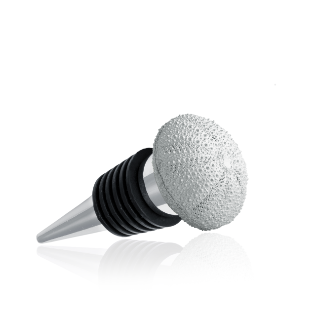 SEA URCHIN WINE STOPPER -  - Amos Pewter