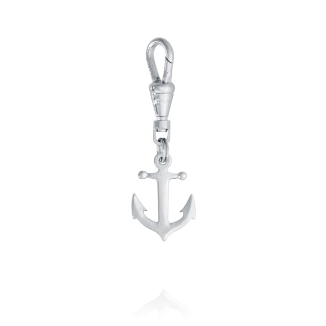 ANCHOR ZIPPER PULL -  - Amos Pewter