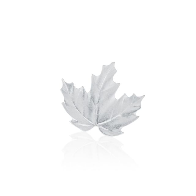 MAPLE LEAF LAPEL PIN -  - Amos Pewter